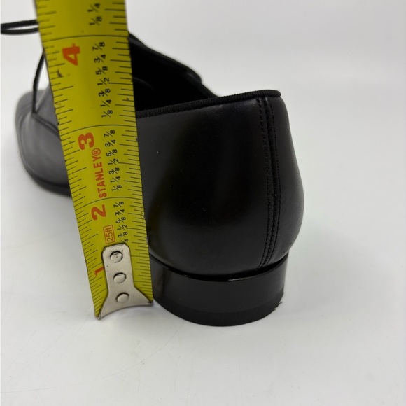 Saint Laurent Paris Black Leather Derby Size 40 - Picture 11 of 13